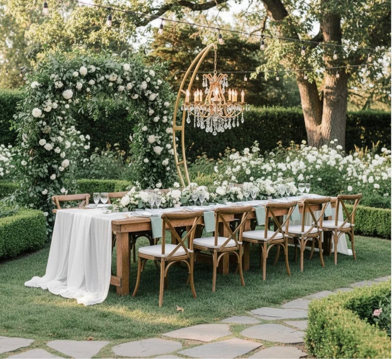 Chandelier Holder with Chandelier 5 Arms for rent in Houston TX - Star Event Rental