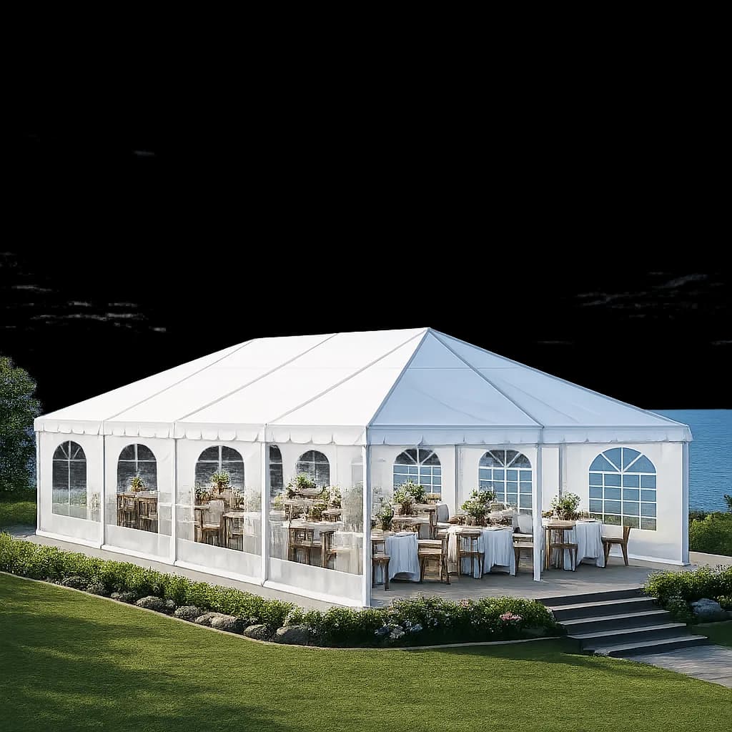Clear Tent 20x40 for rent in Houston TX - Star Event Rental