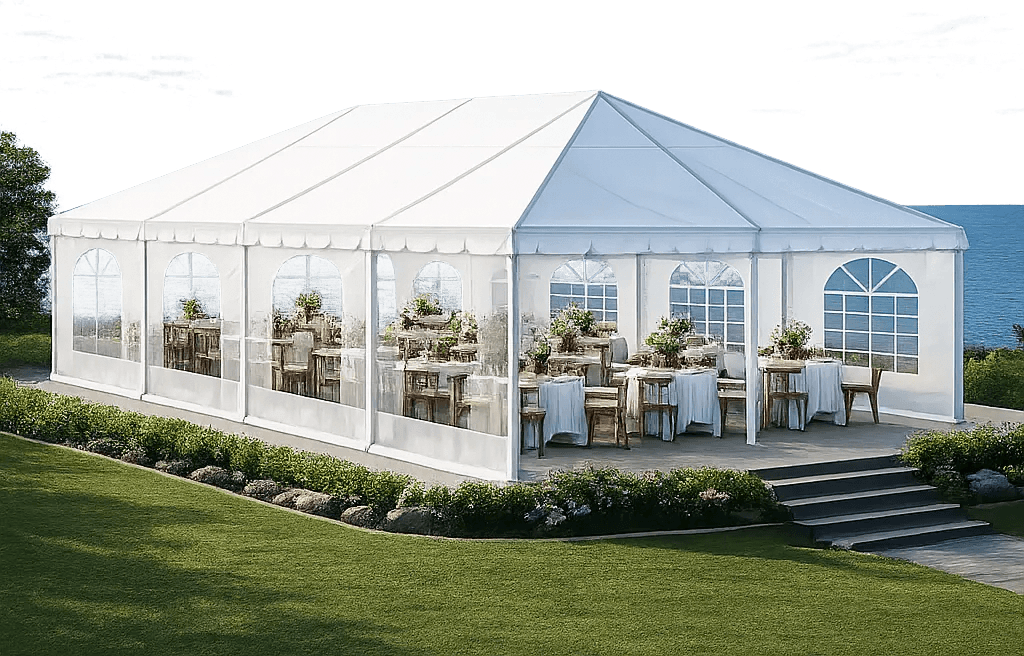 Clear Tent 20x40 for rent in Houston TX - Star Event Rental