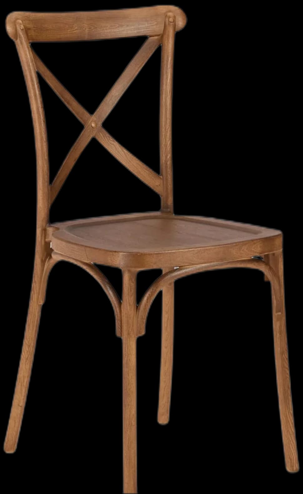 Crossback Chair Chestnut for rent in Houston TX - Star Event Rental