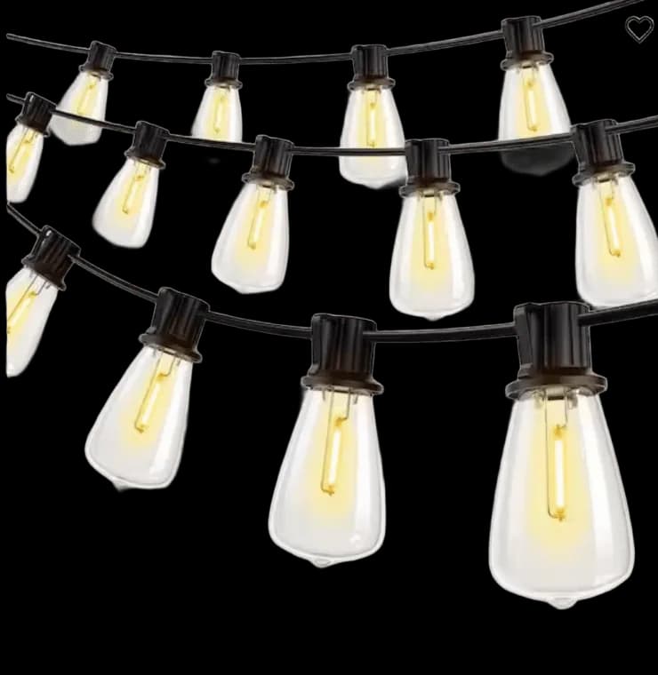 Garden Lights (48 ft) for rent in Houston TX - Star Event Rental