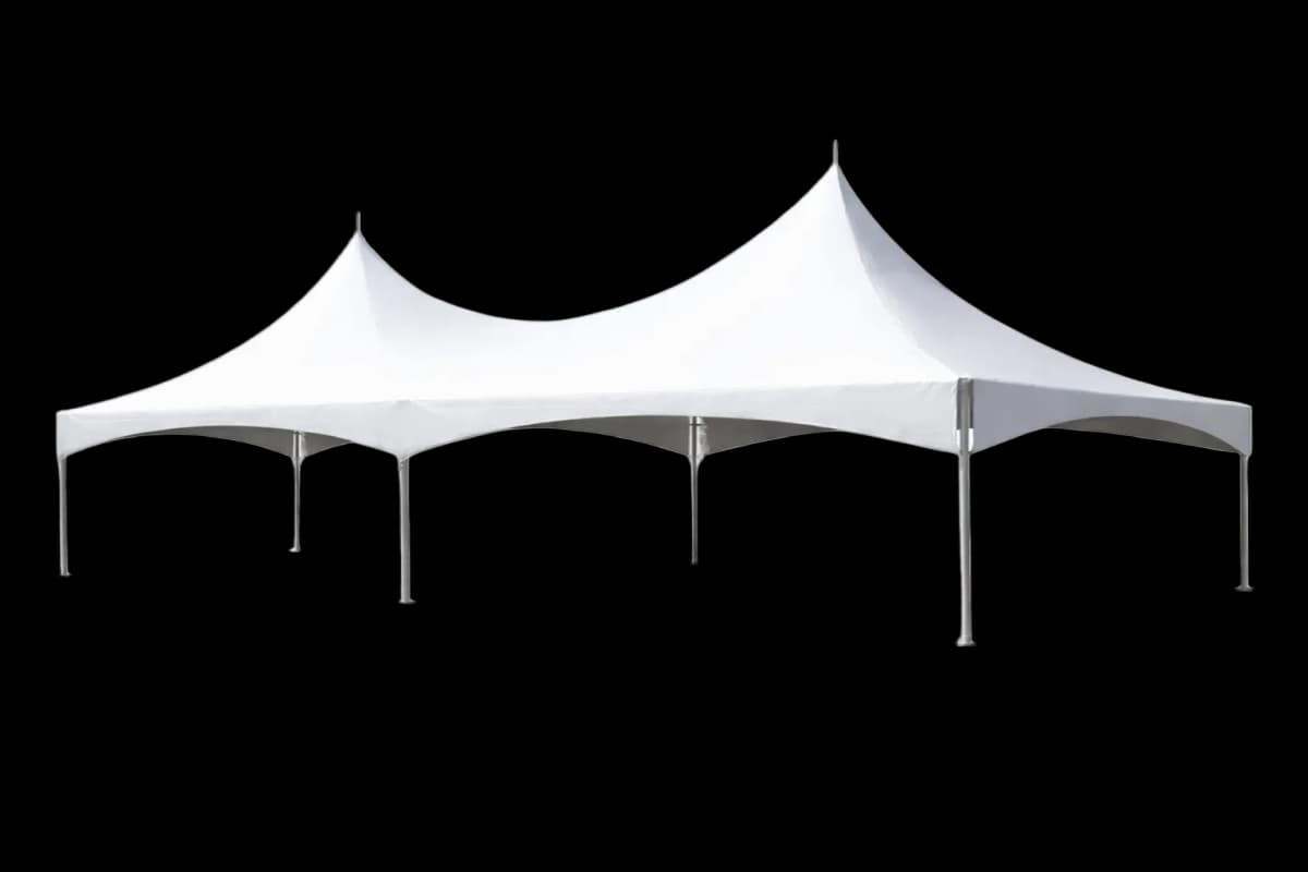 High Peak 20x40 para renta en Houston TX - Star Event Rental